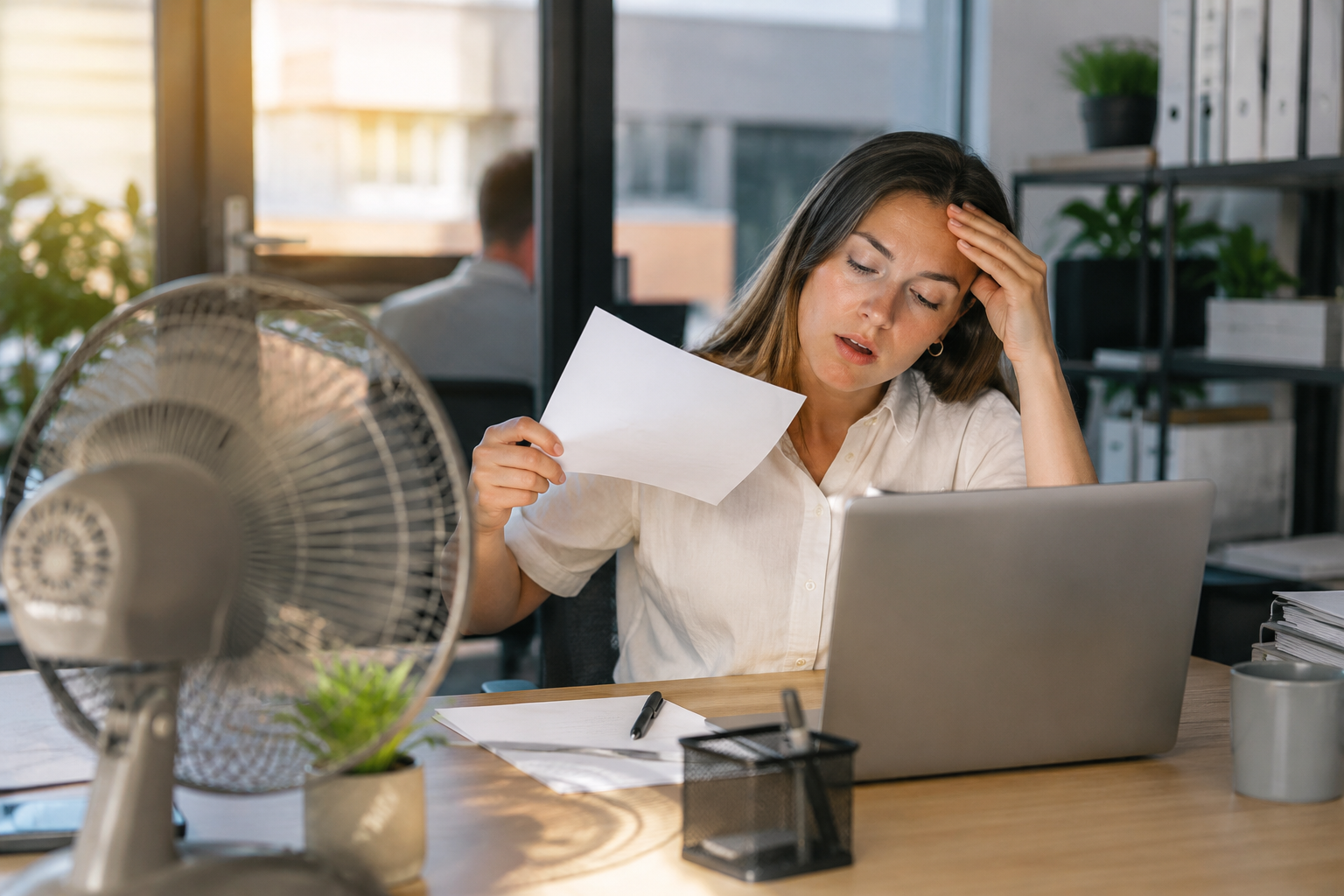 Què passa quan fa massa calor a la feina?